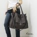 NEW - EZ Canvas Bag in DARK GREY