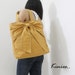 SALE 10% off Use Coupon Code "kinies10" - Last / QT Canvas Tote in Golden Rod