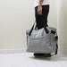 Handmade Unisex Women Men Felt Bag, Tote, Gift Ideas, Shoulder Bag, Diapers Bag, Document Bag, Laptop - Gentry in Light Gray