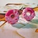 Pink Donut Sprinkles Earrings
