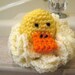 Crochet Duck Bath Pouf for Baby