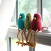 Itty Bitty Birdies (Plain and Fancy) - PDF Knitting Pattern Set