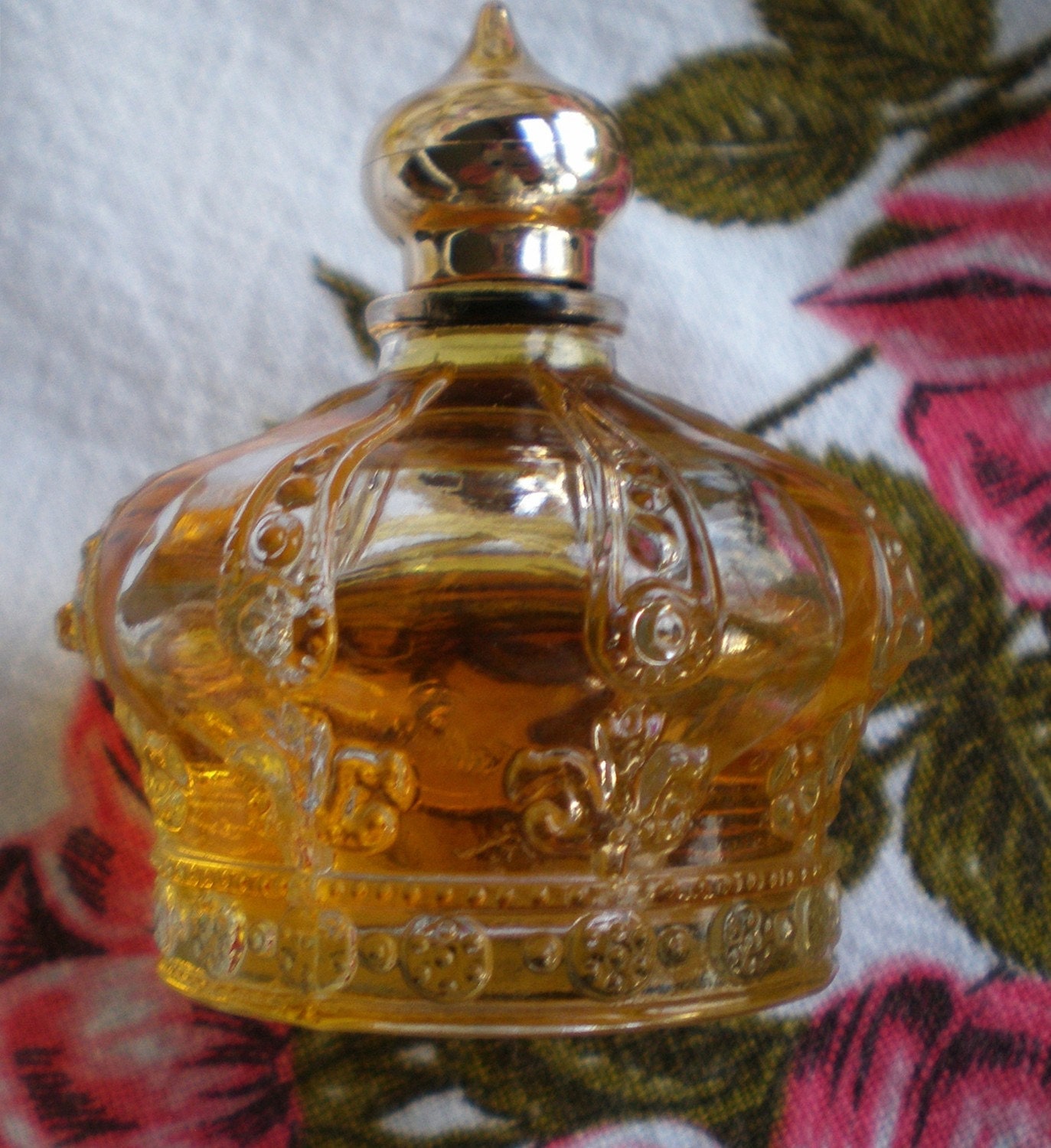 Avon Perfume Bottle 1970s Cologne Royale Field Flowers 1
