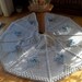 Christmas Tree Skirt with Blue Bows
