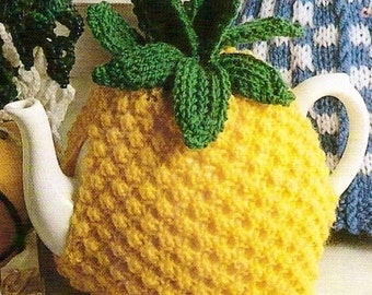 Pineapple Tea Cosy Vintage Knitting Pattern 354 sent by PDF