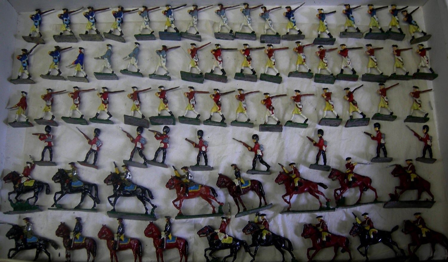 Revolutionary War Toy Soldiers Union Of South Africa Circa