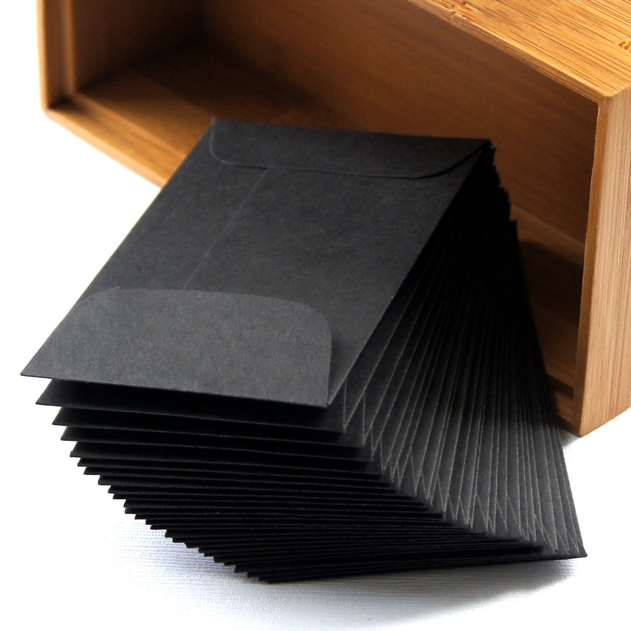 SALE . 10 Mini Paper Envelopes in BLACK . 2.25 x 3.75 Etsy