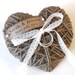 Ring Bearer Pillow - reuse as Christmas ornament - personalized with lace - wedding ceremony, wedding decor