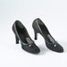 1950s Black Lace Sheer Heels