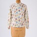 1960's Vintage Floral Blouse Cotton Back to School Preppy