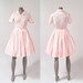 1950's Pink Shirt Dress - Rockabilly Pastel