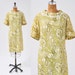 60's Chartreuse Paisley Dress