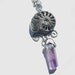 Ammonite And Amethyst Necklace