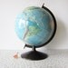 vintage late 60s early 70s Rand McNally world portrait globe
