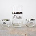 SALE vintage cocktail set / mad men glasses / you me ours