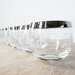 1960s mad men glasses / 25th anniversary engraved glasses