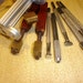 Set of Metal Stamps or Polymer Clay Stamps 9 Stamps 1 Roller
