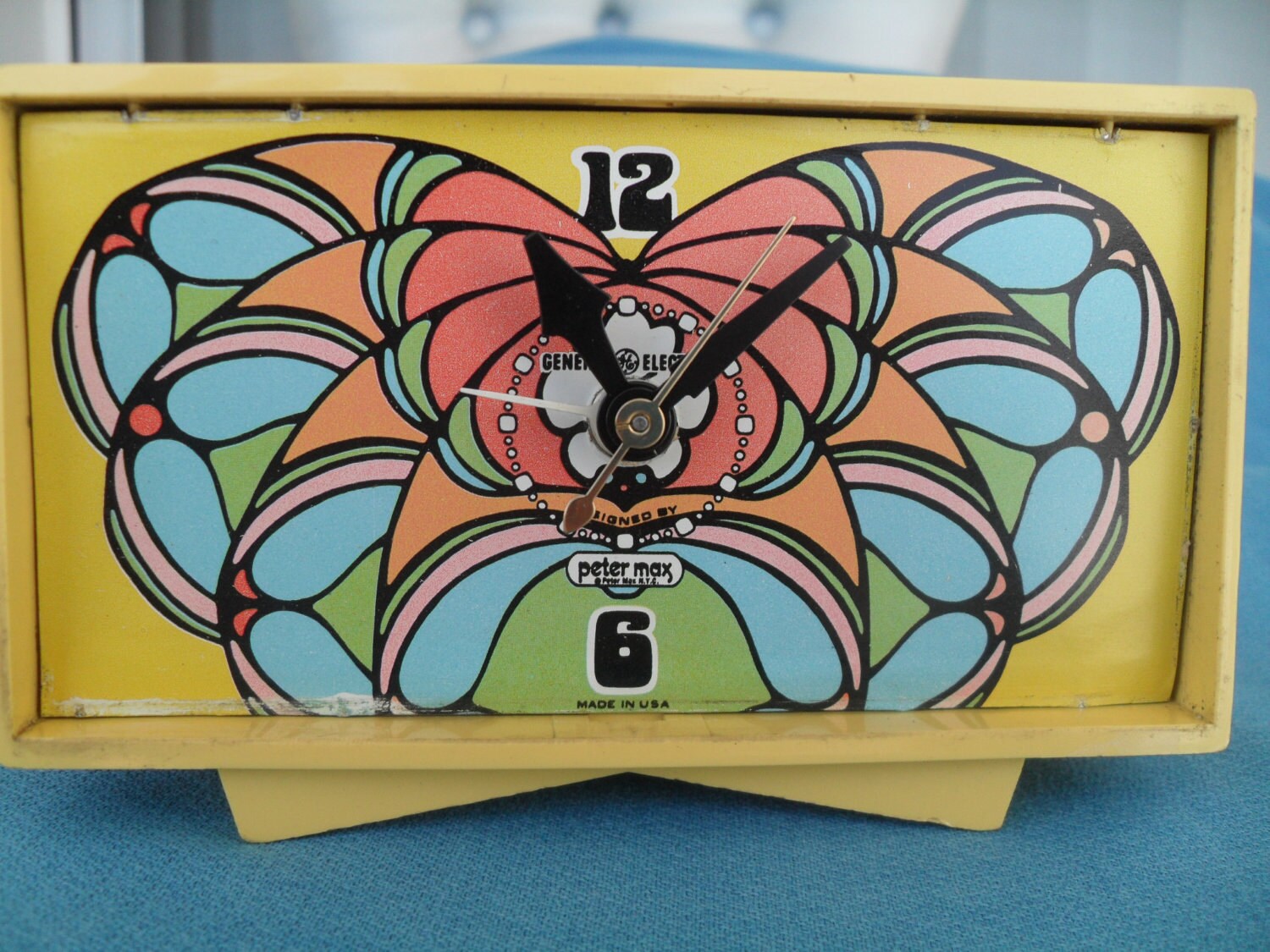 Vintage Peter Max Clock 60s 70s
Peter Max 60s
