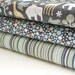 Michael Miller Zoology Sea, Play Dot Sea and Play Stripe Sea 3 yards