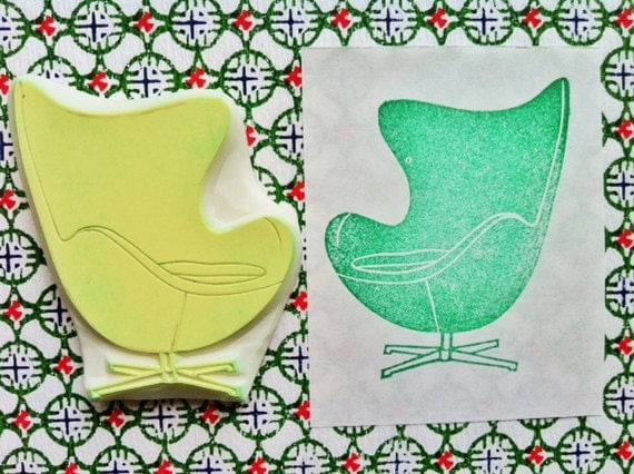 unique rubber stamps vintage vintage hand egg century mid rubber stamp. carved chair chair stamp.