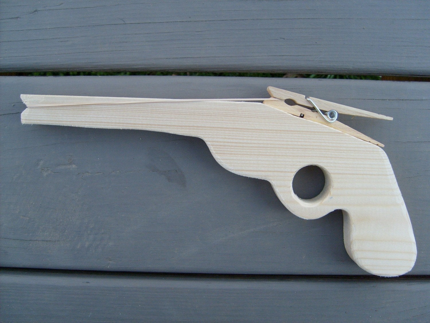 Simple wooden rubber band gun plans Ch