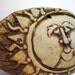 Vintage Ceramic Sun Wall Hanging Handmade Hippie Garden 1960s