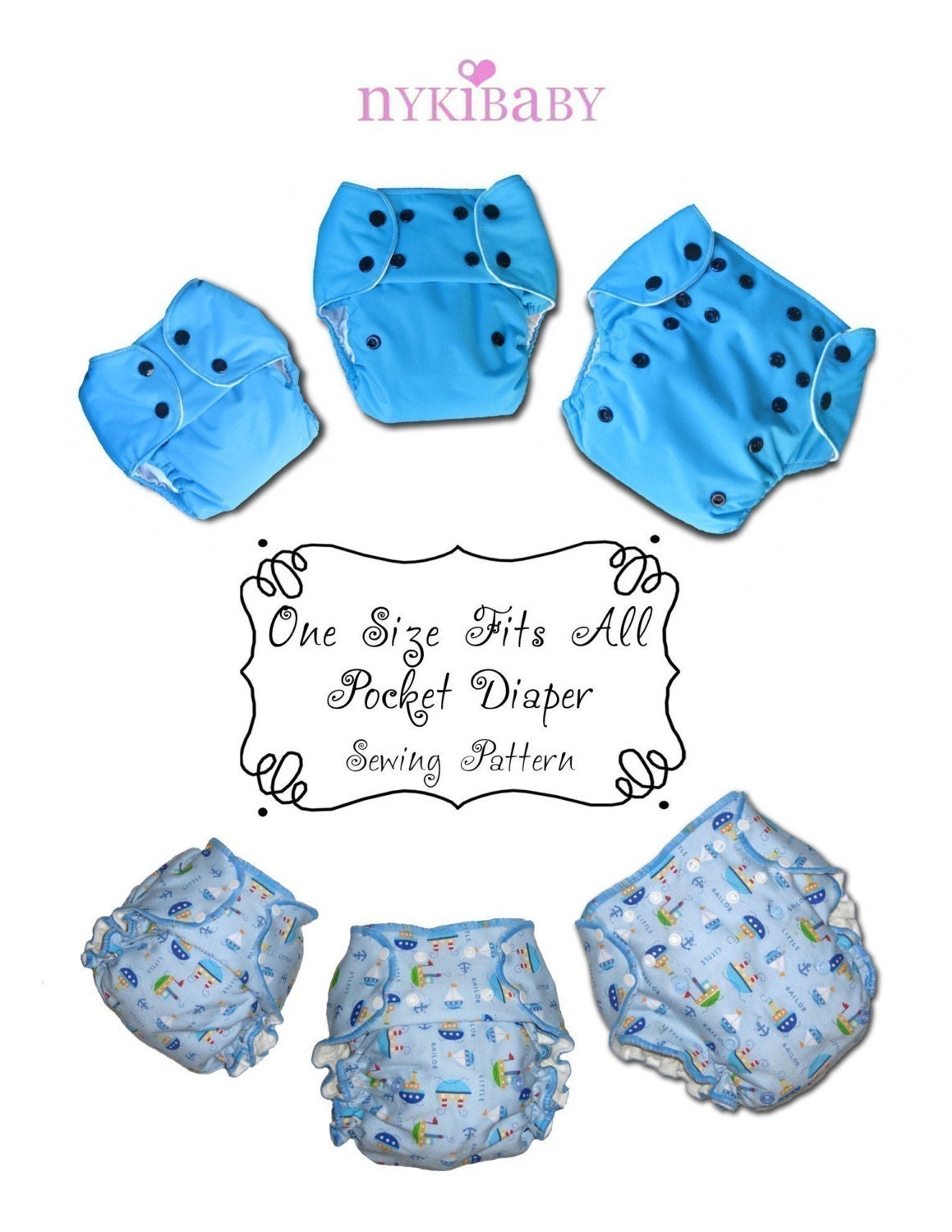 Mama Kat Diapers: RitaвЂ™s Rump Pocket вЂ“ One size resized to NB
