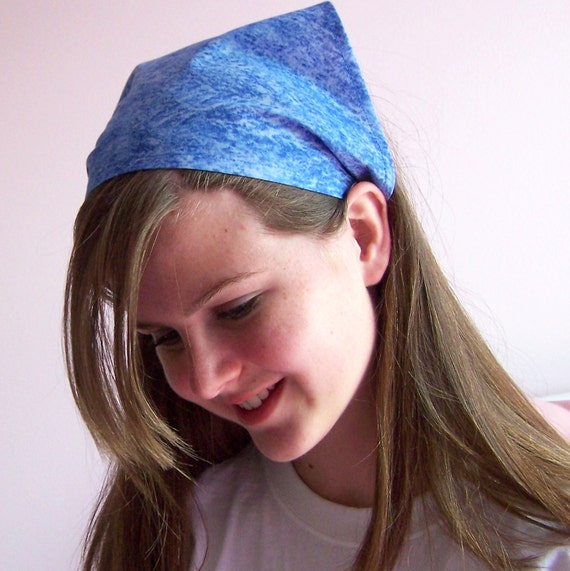 Items similar to Bandana Headband Denim Look on Etsy