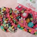 Flowers and bubbles dress with ruffle bloomers
