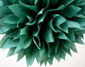 Hunter Green ... 1 tissue paper pom // fall wedding decoration // diy // tissue paper decorations // reception // rehearsal dinner Il_170x135
