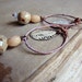 holy salt - vintage tin earrings - handmade ceramic beads - artisan crafted jewelry