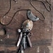 Enceladus - assembalge necklace - cluster charm - ocean theme - shells - tribal sci fi
