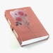 Romantic Poem - Leather Journal - Dusty Pink