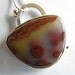 Cool Polka Dot Agate Pendant inSterling Silver