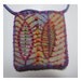 Hand Embroidered Colorful Double Leaf Necklace