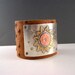 Sunflower Leather Art Cuff