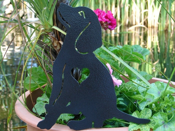 Beagle GARDEN STAKE Lawn Decor K9 Yard Pet Memorial