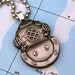 Steampunk Necklace Classic Nautical Diving Bell Helmet Pendant Silver Plated Chain Included Handcrafted By Cosmic Firefly