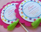 Items Similar To Lollipop Polka Dot Sweet Shoppe Birthday Party ...