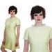 60s Cocktail Dress Mod Yellow Beaded Rhinestones 1960s Formal Party Dress Prom Event Mad Men Early 60s Jackie O Style S M Small Medium