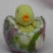 Little Peeper Chick in naturally dyed felted egg