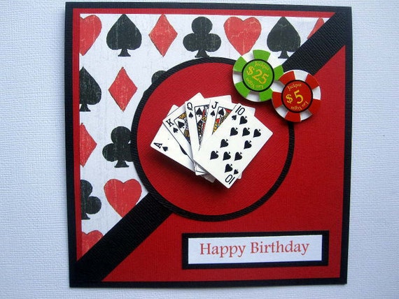 Happy birthday dan poker chips