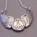 This is a custom listing for Michael. Peace Wing Metal Pieces