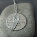 We Are Each of Us Angels with only One Wing Angel Quote Necklace