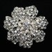 Bridal Brooch, Crystal and Freshwater Brooch, Bridal Haircomb, Head Piece, Wedding Hair Accessory