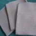 Trio of Antique French Textured Natural Linen Kitchen Dish Glassware Towels