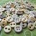 Lot of OLD Primitive Vintage Bone and Glass Civil War Era Underwear Buttons
