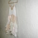 RESERVED . upcycled slip dress . kiss me quick
