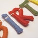 Stuffed Letter - Happy Birthday Banner