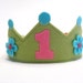 Girlie Green Birthday Crown